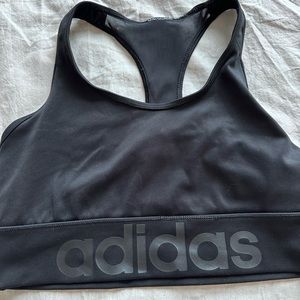 Black Adidas sports bra